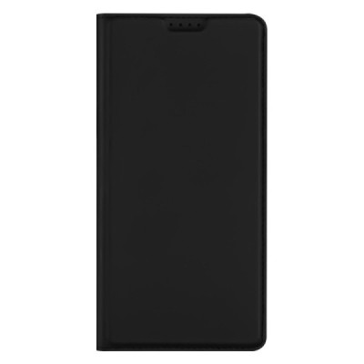 „Dux Ducis“ Skin serijos Samsung Galaxy A25 (SM-A256) juodas odinis atverčiamas dėklas | Priedai.lt