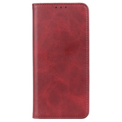 Samsung Galaxy Xcover 7 (G556B) „Split“ raudonas odinis atverčiamas dėklas - knygutė | Priedai.lt