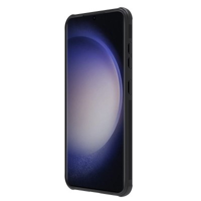 Samsung Galaxy S24 (SM-S921) „Nillkin“ CamShield Pro Magnetic juodas dėklas, nugarėlė su kameros apsauga | Priedai.lt