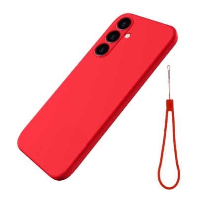 Samsung Galaxy A25 (SM-A256) Shell kieto silikono (TPU) dėklas raudonas - nugarėlė | Priedai.lt