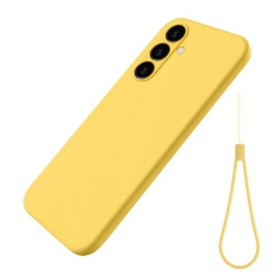 Samsung Galaxy A25 (SM-A256) Shell kieto silikono (TPU) dėklas geltonas - nugarėlė | Priedai.lt