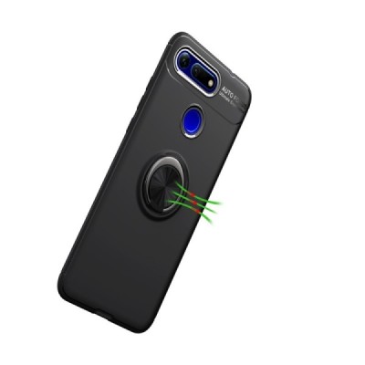 Huawei Honor View 20 (V20) „Lenuo“ Kickstand kieto silikono TPU juodas dėklas - nugarėlė | Priedai.lt