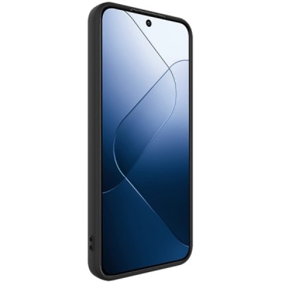 Xiaomi 14 „Imak“ kieto silikono TPU juodas dėklas - nugarėlė | Priedai.lt