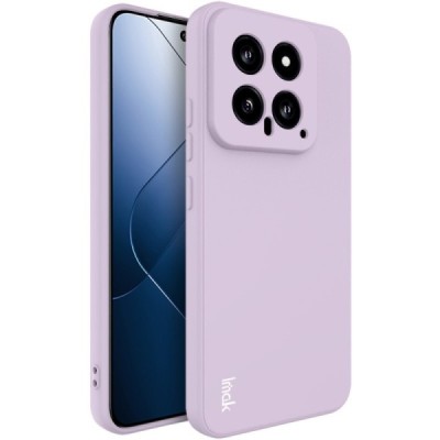 Xiaomi 14 „Imak“ kieto silikono TPU violetinis dėklas - nugarėlė | Priedai.lt