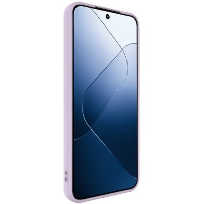 Xiaomi 14 „Imak“ kieto silikono TPU violetinis dėklas - nugarėlė | Priedai.lt