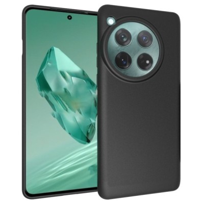 OnePlus 12 kieto silikono TPU juodas dėklas - nugarėlė | Priedai.lt