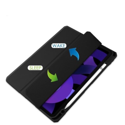 „Deluxe“ atverčiamas dėklas - juodas (iPad Air 11 2026 / iPad Air 11 2025 / iPad Air 11 2024)