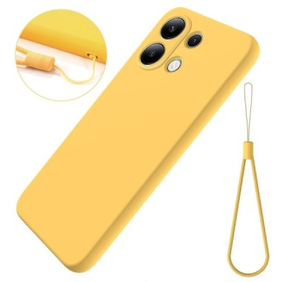 Xiaomi Redmi Note 13 4G Shell kieto silikono (TPU) dėklas geltonas - nugarėlė | Priedai.lt