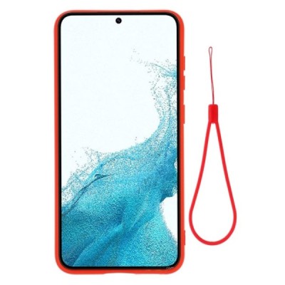 Samsung Galaxy S23 (SM-S911) Shell kieto silikono (TPU) dėklas raudonas - nugarėlė | Priedai.lt