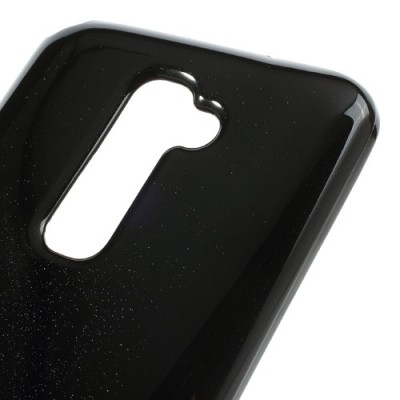 LG G2 D802 juodas Mercury kieto silikono (TPU) dėklas / Priedai.lt