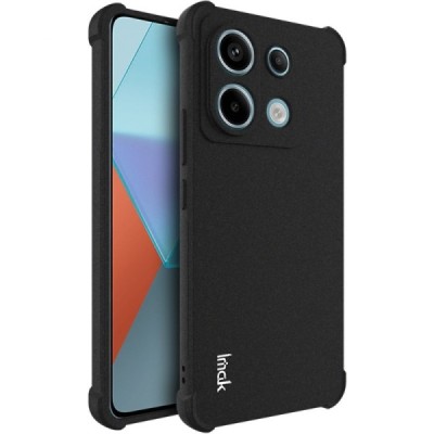Xiaomi Redmi Note 13 Pro 5G (Poco X6 5G) Imak sustiprintos apsaugos kieto silikono TPU juodas dėklas - nugarėlė | Priedai.lt