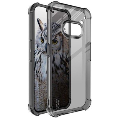 Nothing Phone 2a (2a Plus) Imak reinforced protection hard silicone TPU gray case - back | Priedai.lt