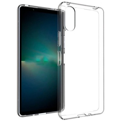 Sony Xperia 10 VI hard silicone (TPU) clear, transparent case - cover | Priedai.lt