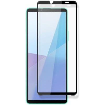 Sony Xperia 10 VI „Mocolo“ Shield enhanced protection transparent full coverage protective tempered screen glass | Priedai.lt