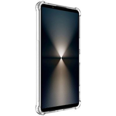 Sony Xperia 1 VI Imak reinforced protection hard silicone TPU transparent case - back | Priedai.lt