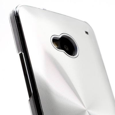 HTC One M7 sidabrinis dėklas (Dėkliukas) / Priedai.lt