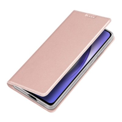Samsung Galaxy A55 "Dux Ducis" Skin Flip Book Case - Pink | Priedai.lt