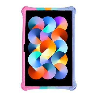 Xiaomi Redmi Pad SE 11" „Popit“ Bubble Kickstand soft silicone TPU pink case - back | Priedai.lt