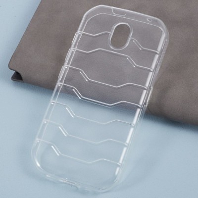 Enhanced protection Cat S42 transparent hard silicone (TPU) case | Priedai.lt