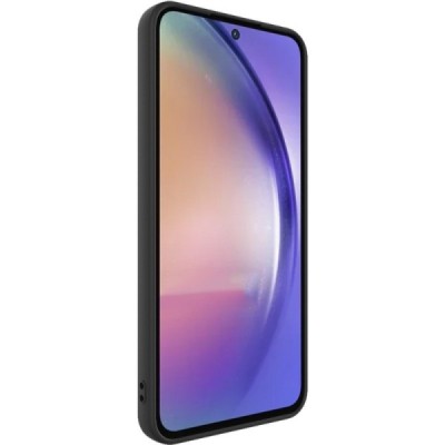 Samsung Galaxy A55 5G (SM-A556) „Imak“ hard silicone TPU black case - back | Priedai.lt