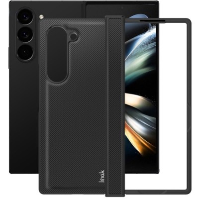 Samsung Galaxy Fold6 5G (SM-F956B) Imak Fiber black plastic case - back | Priedai.lt