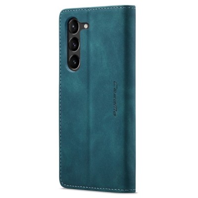Samsung Galaxy S24 (SM-S921) CaseMe Retro Solid Flip Case Book - Green | Priedai.lt