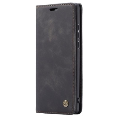 Huawei P40 Pro CaseMe Retro Solid Flip Case Book - Black | Priedai.lt