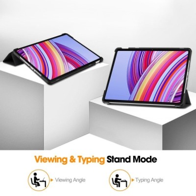 Xiaomi Redmi Pad Pro (Poco Pad) Flip Book Case - Black (foldable) | Priedai.lt