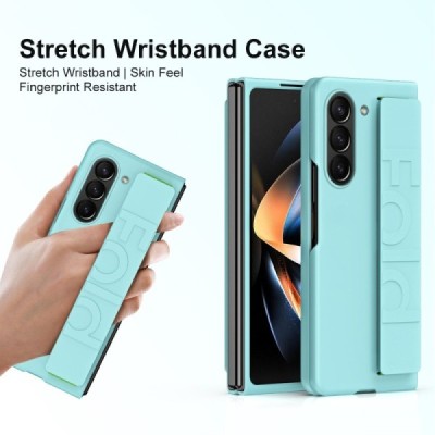 Samsung Galaxy Fold6 5G (SM-F956B) Foldable mint plastic case - back | Priedai.lt