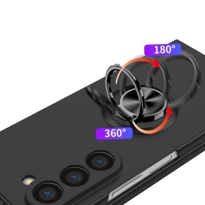 „Kickstand“ Samsung Galaxy Fold6 5G (SM-F956B) black case - back | Priedai.lt