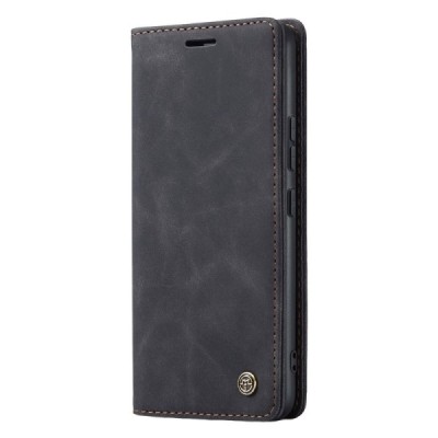 Xiaomi 14 Ultra CaseMe Retro Solid Flip Case Book - Black | Priedai.lt