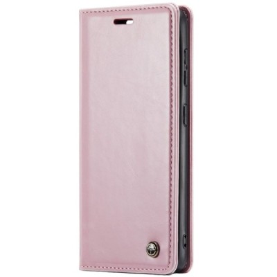 Apple iPhone 16 Pro CaseMe Leather Solid Flip Case Book - Pink | Priedai.lt