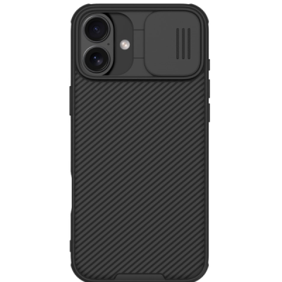 Apple iPhone 16 "Nillkin" CamShield Pro Magnetic Black case, cover | Priedai.lt