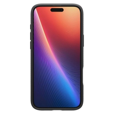 "Spigen" Liquid Air Apple iPhone 16 Black Hard Silicone Case Cover - Back | Priedai.lt