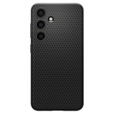 "Spigen" Liquid Air Samsung Galaxy S24 Black Hard Silicone Case Cover - Back | Priedai.lt