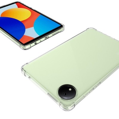 Xiaomi Redmi Pad SE 4G 8.7 reinforced protection hard silicone TPU transparent case - back | Priedai.lt