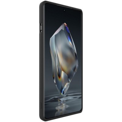OnePlus 12R / Ace 3 "Imak" hard silicone TPU black case - back | Priedai.lt