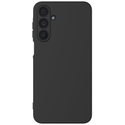 Samsung Galaxy A16 "Shell" hard liquid silicone (TPU) case black - cover | Priedai.lt