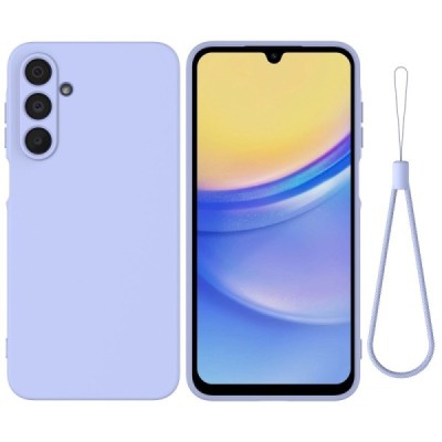 Samsung Galaxy A16 "Shell" hard liquid silicone (TPU) case purple - cover | Priedai.lt