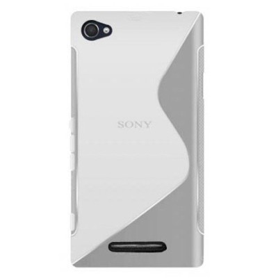 Sony Xperia E3 kieto silikono TPU skaidrus (permatomas) dėklas - nugarėlė / Priedai.lt