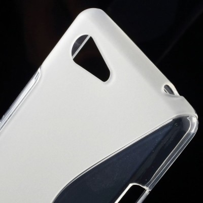 Sony Xperia E3 kieto silikono TPU skaidrus (permatomas) dėklas - nugarėlė / Priedai.lt