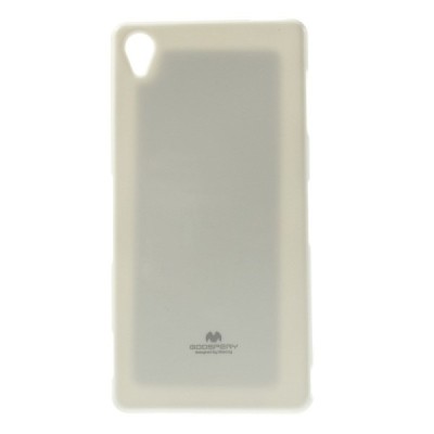 Sony Xperia Z3 baltas Mercury kieto silikono (TPU) dėklas / Priedai.lt