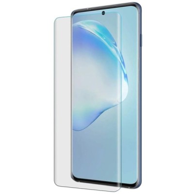 Samsung Galaxy S9 (G960) „Premium“ UV Light Nanoscale sustiprintos apsaugos skaidrus pilnai dengiantis apsauginis ekrano stiklas