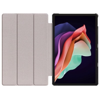 Lenovo Tab P11 11.5" Gen 2 atverčiamas žalias odinis dėklas (sulankstomas) | Priedai.lt