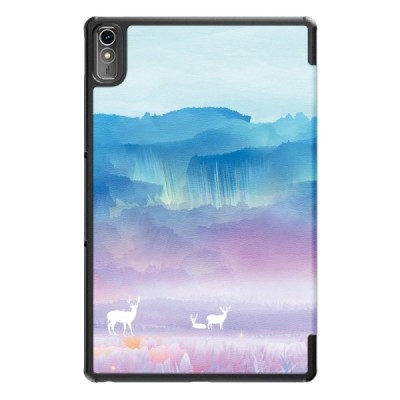 Lenovo Tab P11 11.5" Gen 2 atverčiamas „Fantasy Deer“ spalvotas dėklas - knygutė | Priedai.lt