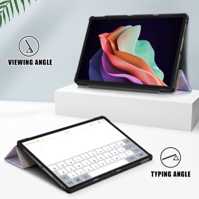Lenovo Tab P11 11.5" Gen 2 atverčiamas „Fantasy Deer“ spalvotas dėklas - knygutė | Priedai.lt