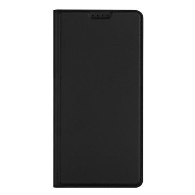 „Dux Ducis“ Skin serijos Xiaomi Redmi 12 4G 5G juodas odinis atverčiamas dėklas | Priedai.lt