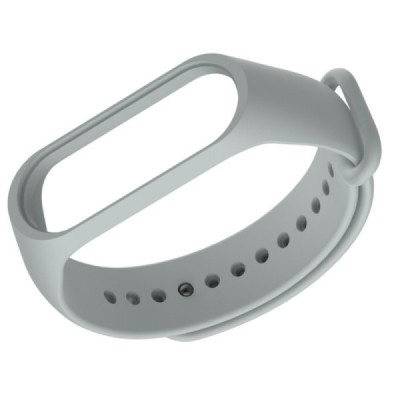 Išmaniojo laikrodžio Xiaomi Mi Band 4 kieto silikono (TPU) pilka apyrankė | Priedai.lt