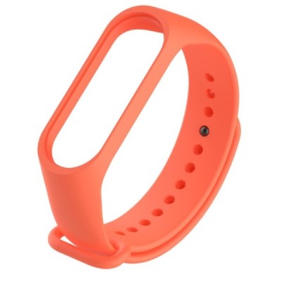 Išmaniojo laikrodžio Xiaomi Mi Band 4 kieto silikono (TPU) oranžinė apyrankė | Priedai.lt