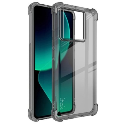 Xiaomi 13T (13T Pro) Imak sustiprintos apsaugos kieto silikono TPU pilkas dėklas - nugarėlė | Priedai.lt